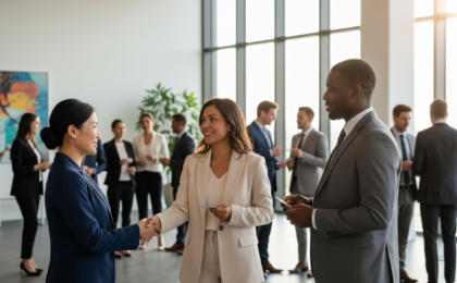 how to start a networking conversation